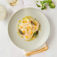 Scallop Crudo - Fox and Ford - Peoria